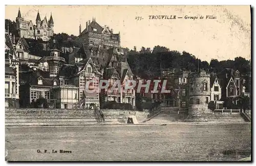 Ansichtskarte AK Trouville Groupe de Villas