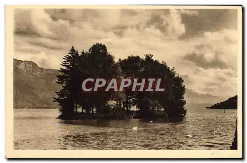 Cartes postales Annecy L&#39Ile des Cygnes sur le Lac