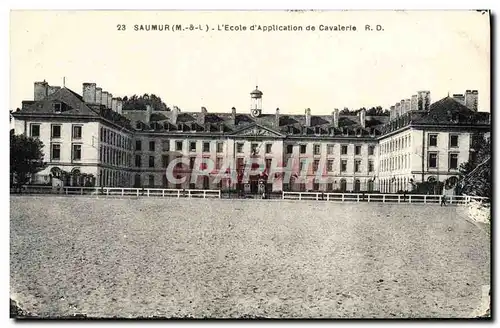 Cartes postales Saumur L&#39Ecole d&#39Application de Cavalerie Militaria