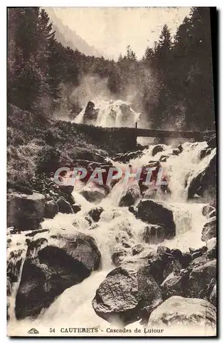 Cartes postales Cauterets Cascade de Lutour