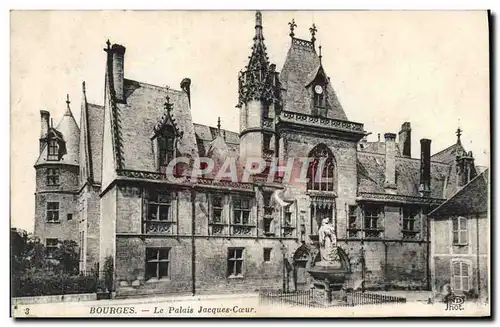 Cartes postales Bourges Le Palais Jacques Coeur