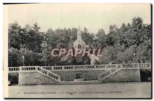 Ansichtskarte AK Bagnoles De L&#39Orne La Chapelle Saint Jean Bapytiste