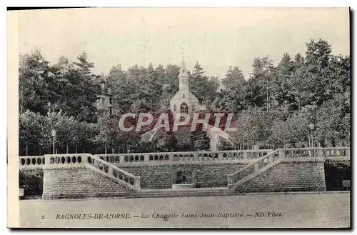 Cartes postales Bagnoles De L&#39Orne La Chapelle Saint Jean Bapytiste