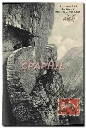 Cartes postales Dauphine Le Vercors Route de Combe Laval