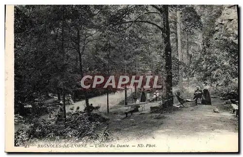 Cartes postales Bagnoles De L&#39Orne L&#39allee du Dante