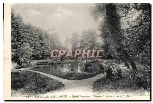 Cartes postales Bagnoles De L&#39Orne Etablissement Thermal le Parc