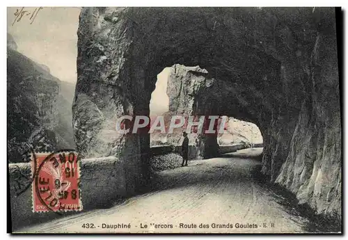 Ansichtskarte AK Dauphine Le Vercors Route des Grands Goulets