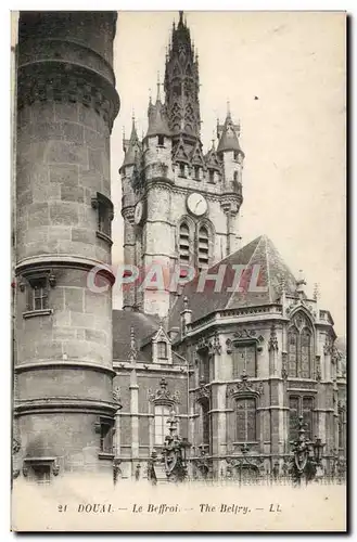 Cartes postales Douai Le Beffroi