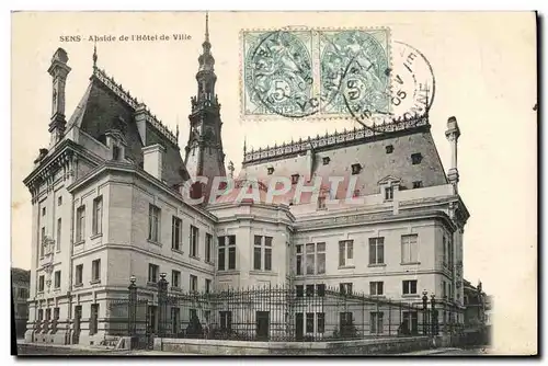 Cartes postales Sens Abside de L'Hotel de Ville