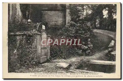 Ansichtskarte AK Environs de Trouville Ruines de la Chapelle St Arnoult