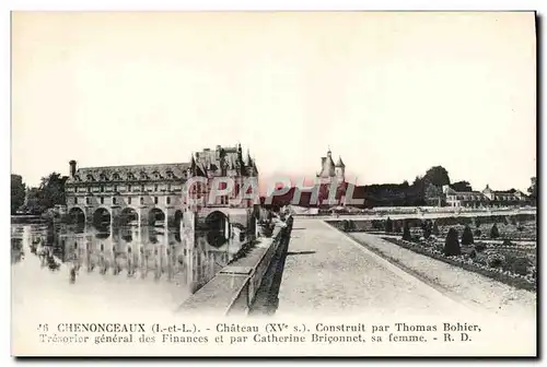 Cartes postales Chenonceaux Chateau Construit Par Thomas Bohier