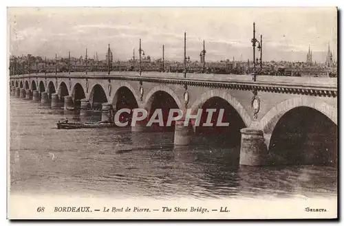 Cartes postales Bordeaux Le Pont de Pierre