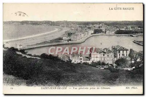 Cartes postales Saint Jean De Luz Vue Generale Prise de Ciboure