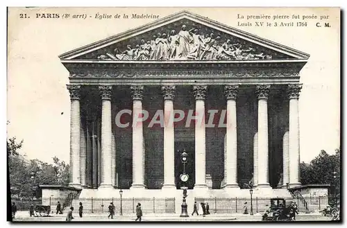 Cartes postales Paris Eglise de la Madeleine