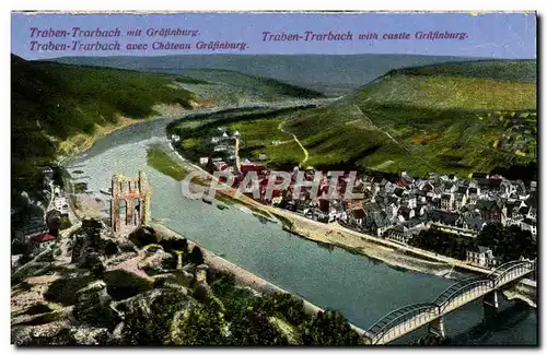 Ansichtskarte AK Traen Trarbach mit Grafinburg