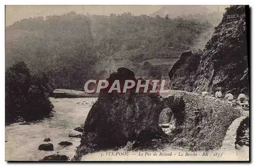 Cartes postales Itxassou Le Pas de Roland La breche