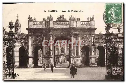 Cartes postales Nancy Arc de Triomphe