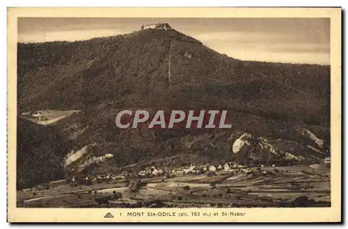 Cartes postales Mont Ste Odile et St Nabor