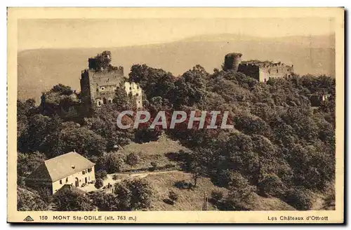 Cartes postales Mont Ste Odile Les chateaux d&#39Ottrott