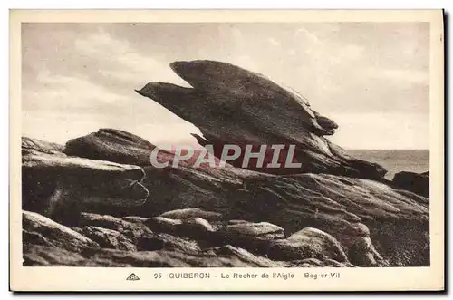 Cartes postales Quiberon Le Rocher de L&#39Aigle