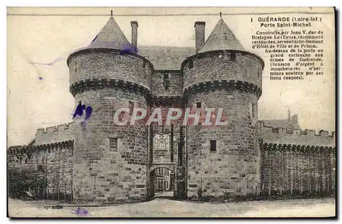 Cartes postales Guerande Porte Saint Michel