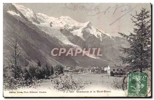 Cartes postales Chamonix et le Mont Blanc