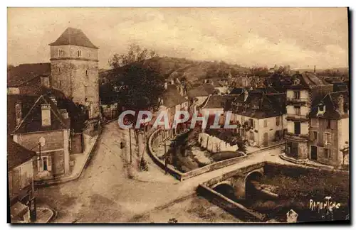 Cartes postales Salies de Bearn Vue Panoramique de la Place Saint Vincent