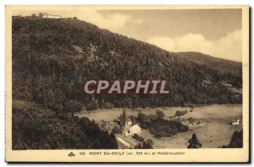 Cartes postales Mont Ste Odile et Niedermunster