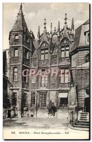 Cartes postales Rouen Hotel Bourgtheroulde