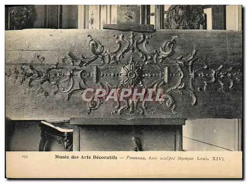 Cartes postales Musee des Arts Decoratifs Panneau