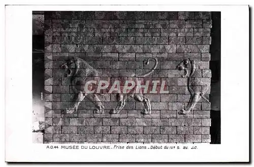 Cartes postales Musee Du Louvre Frise des Lions
