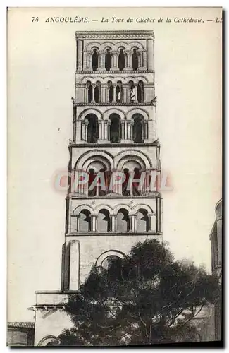 Ansichtskarte AK Angouleme La Tour du Clocher de la Cathedrale