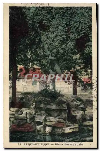 Cartes postales Saint Etienne Place Jean Jaures