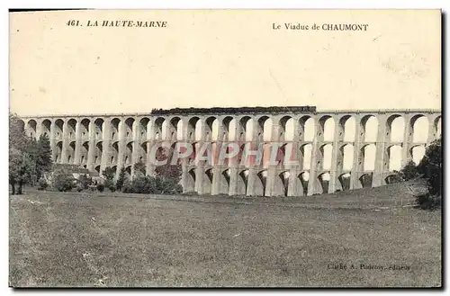 Ansichtskarte AK La Haute Marne Le Viaduc de Chaumont Train