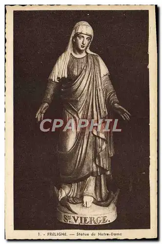 Cartes postales Freligne Statue de Notre Dame