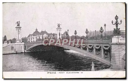 Cartes postales Paris Pont Alexandre III