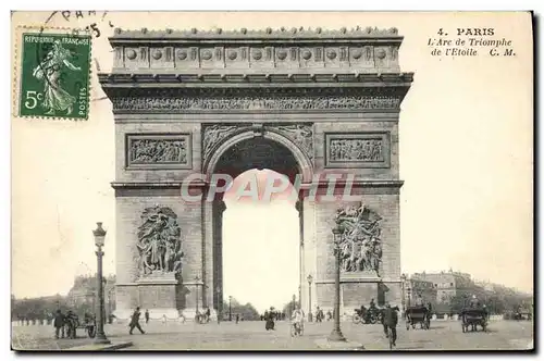 Cartes postales Paris L&#39Arc de Triomphe de L&#39Etoile