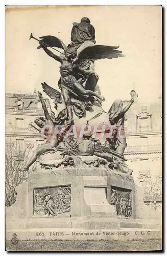 Cartes postales Paris Monument de Victor Hugo