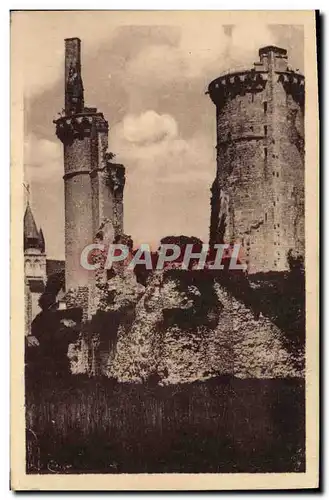 Cartes postales Mehun sur Yevre Ruines du Chateau Chateau Charles VII