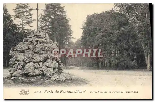 Cartes postales Foret De Fontainebleau Carrefour de la Croix de Franchard