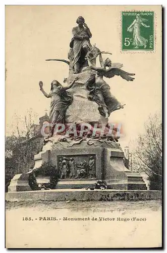 Cartes postales Paris Monument de Victor Hugo