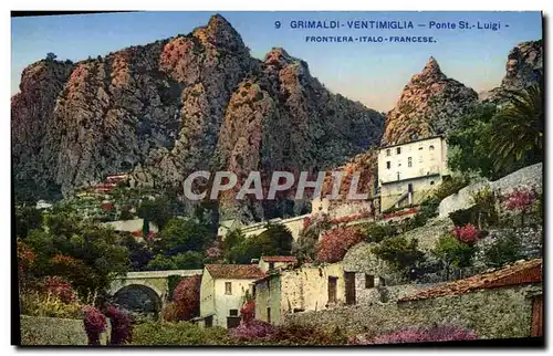 Cartes postales Grimaldi Ventimiglia Ponte St Luigi