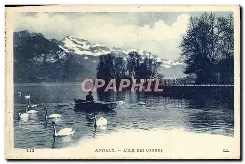 Cartes postales Annecy L&#39Ile Des Cygnes