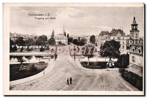 Ansichtskarte AK Mulhausen Eingang Zur Stadt