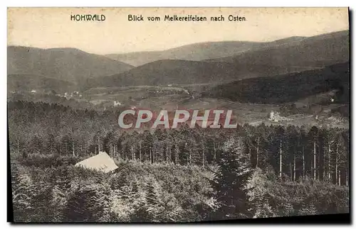 Cartes postales Hohwald Blick Vom Melkereifelsen Nach Osten