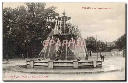 Cartes postales Troyes La Fontaine Argence