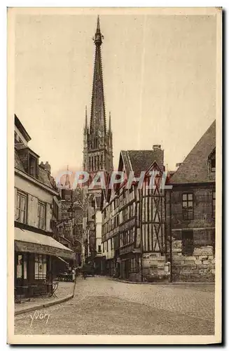 Ansichtskarte AK Rouen Vieilles Maisons