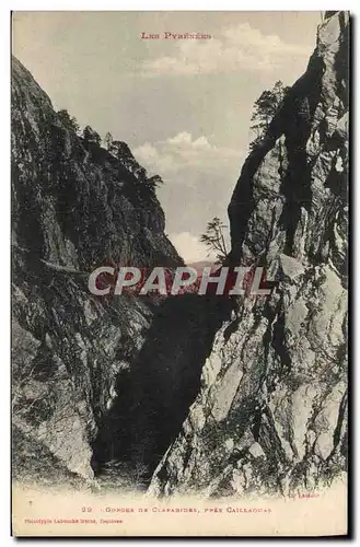 Cartes postales Gorges De Clararides pres Gaillaouas