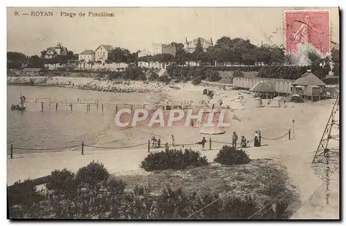 Cartes postales Royan Plage De Foncilion