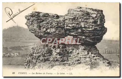 Cartes postales Vesoul Les Rochers De Frottey Le Sabot